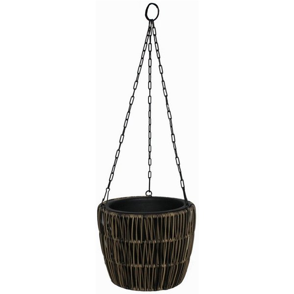 Trend Line Blumenampel TrendLine Polyrattan Hängeampel Ø 22 x 18 cm mit