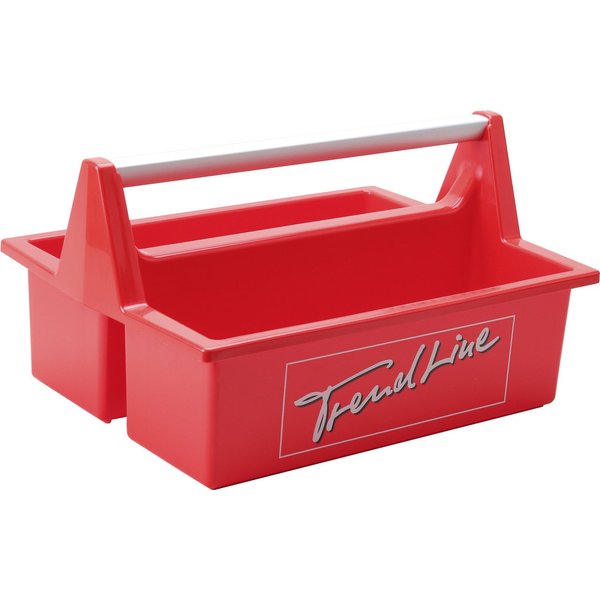 Trend Line Werkzeugkoffer TrendLine Tragekasten rot unbestückt 40 x 29 cm