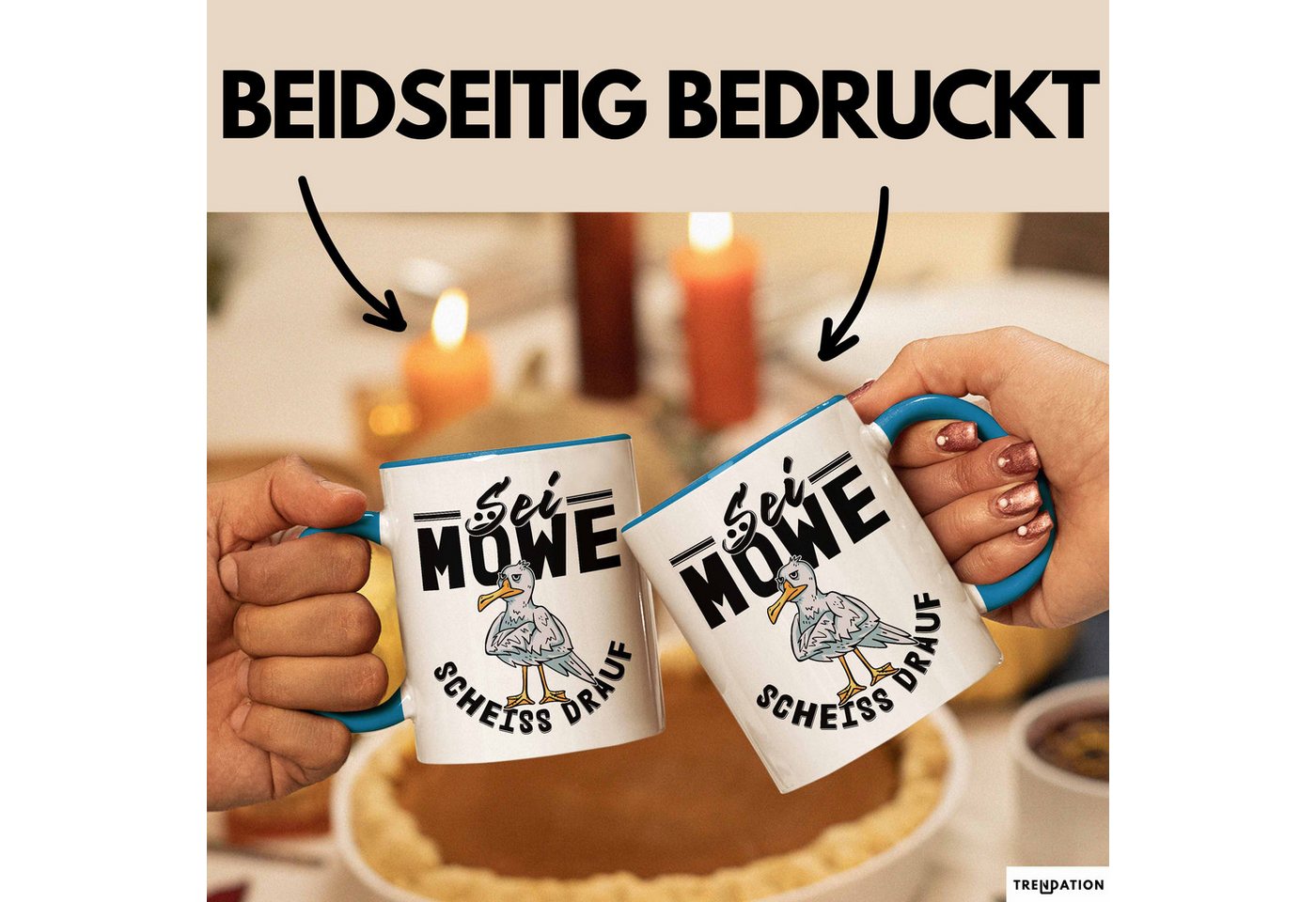 Trendation Tasse Sei Möwe Sch** Drauf Tasse Geschenk Norddeutschland Sylt Norderney Url – Bild 2 von 5