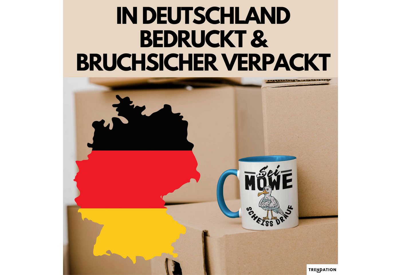 Trendation Tasse Sei Möwe Sch** Drauf Tasse Geschenk Norddeutschland Sylt Norderney Url – Bild 5 von 5