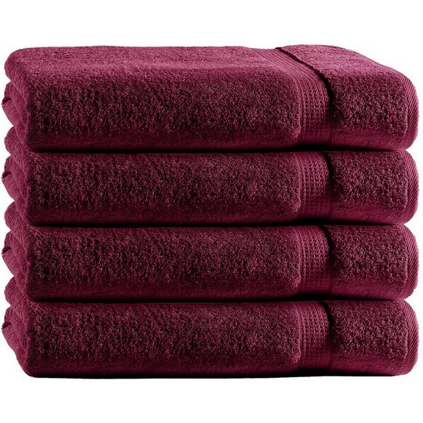 TRENDBUY24 Handtuch Set Handtücher Duschtücher Gästetücher Baumwolle Frottee Premium 4er Set, 100% Baumwolle (4-St), Duschtuch
