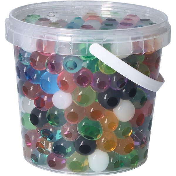 trendfinding Deko-Granulate 1 Liter Eimer Aqualinos Hydroperlen, Verschiedene Größen und Farben