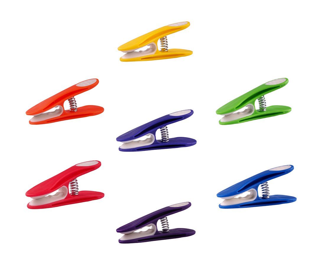 trendfinding Wäscheklammern Regenbogen mit Softgrip, Druckfedern aus Edelstahl, 70 Stk., Unverwechselbares Design, Robustheit durch neueste Klammertechnik – Bild 3 von 3