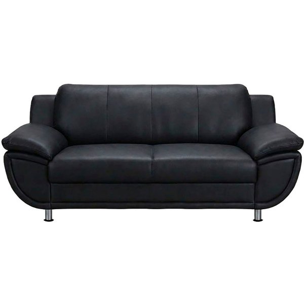 TRENDMANUFAKTUR 2-Sitzer Rondo 178 cm, 2-Sitzer, komfortabel, Federkern optional, Chromfüße, Couch wahlweise mit Federkern und in verschiedenen Bezügen bestellb