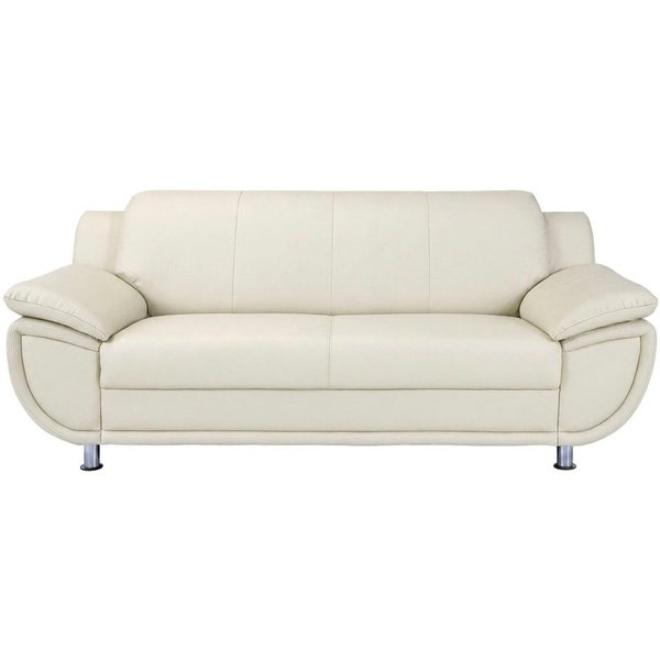 TRENDMANUFAKTUR 2-Sitzer Rondo 178 cm, 2-Sitzer, komfortabel, Federkern optional, Chromfüße, Couch wahlweise mit Federkern und in verschiedenen Bezügen bestellb