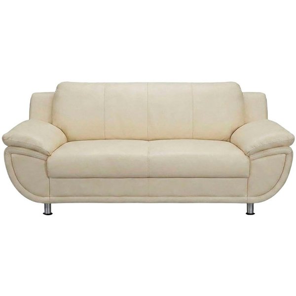 TRENDMANUFAKTUR 3-Sitzer Rondo 207 cm, 3-Sitzer, komfortabel, Federkern optional, Chromfüße, wahlweise mit Federkern, pflegeleichte Bezügen, Unser Dauertiefprei