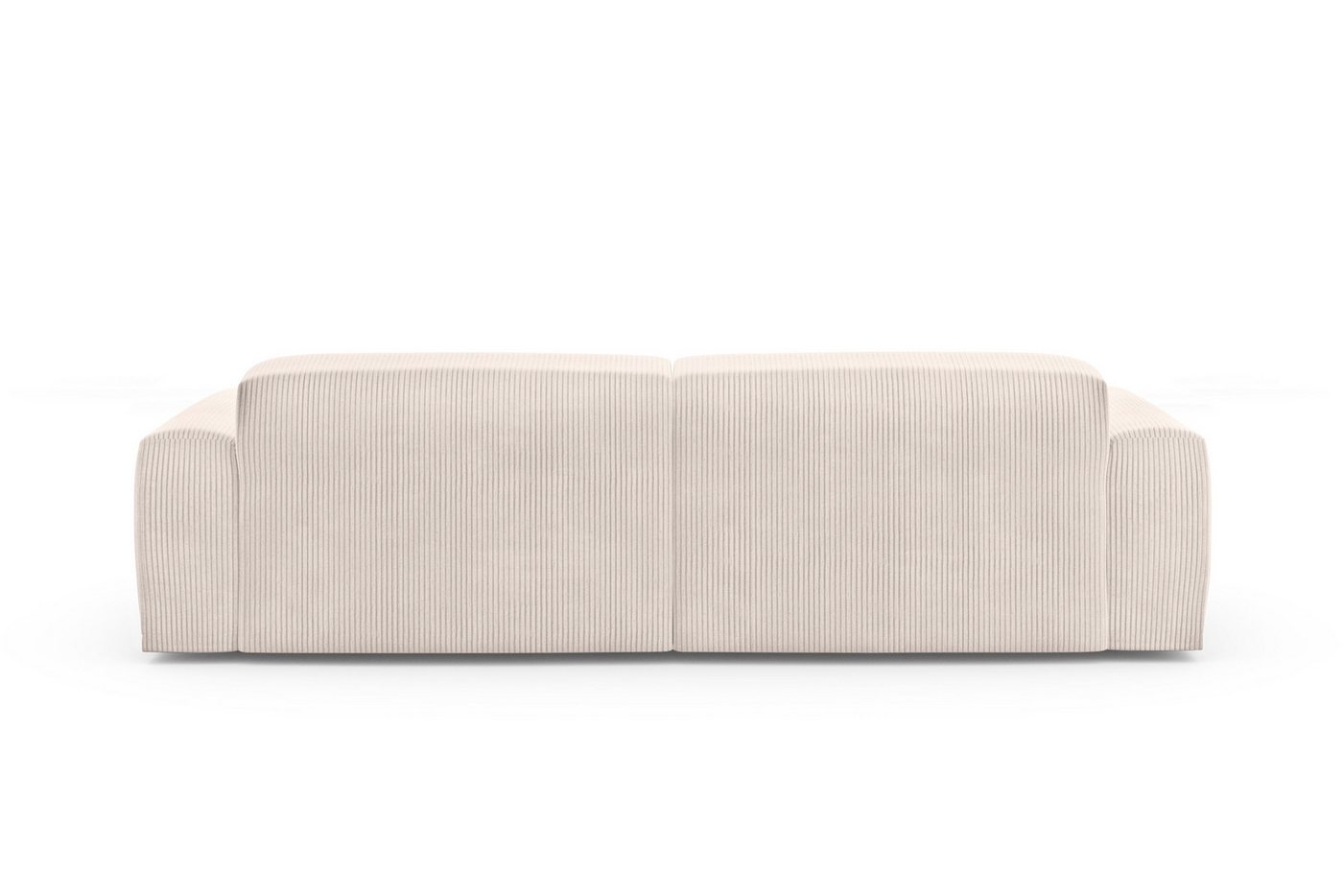 TRENDMANUFAKTUR Big-Sofa Braga 254 cm, Japandi-Stil, hochwertiger Kaltschaum, Megasofa in Cord, modernes Big-Sofa, Couch mit hohem Sitzkomfort, 254/72/107 cm (B – Bild 4 von 5