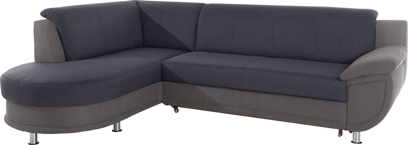 TRENDMANUFAKTUR Ecksofa Rondo III 265 cm, zeitlos & bequem, Materialmix, L-Form, wahlweise mit Federkern für mehr Komfort, wahlweise mit Bettfunktion – Bild 3 von 5