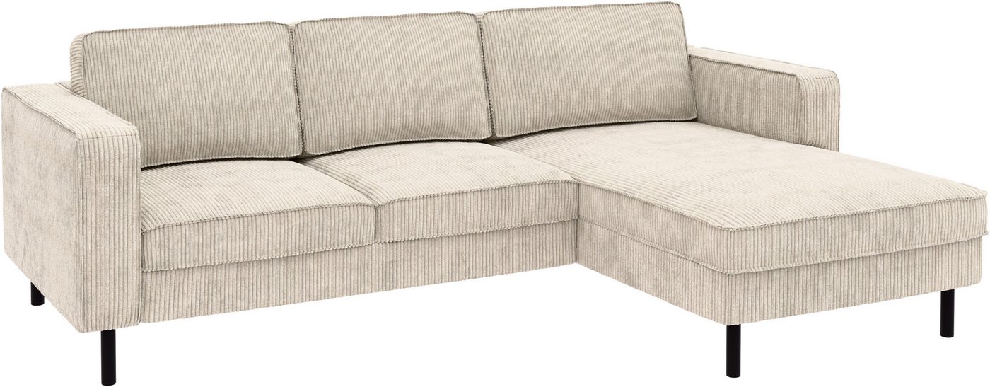 TRENDMANUFAKTUR Ecksofa Watkins Couch wahlweise mit Schlaffunktion und Bettkasten,auch in Cord, Recamiere beidseitig montierbar, Sofa in L-Form, Breite 232 cm – Bild 4 von 5