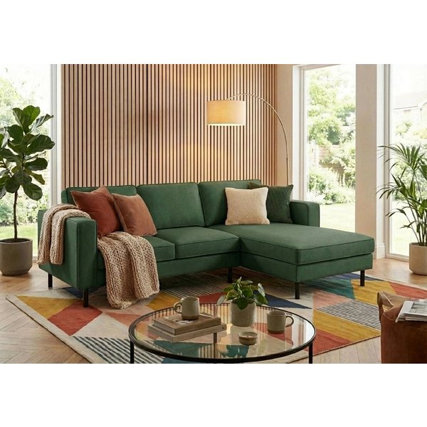 TRENDMANUFAKTUR Ecksofa Watkins Couch wahlweise mit Schlaffunktion und Bettkasten,auch in Cord, Recamiere beidseitig montierbar, Sofa in L-Form, Breite 232 cm