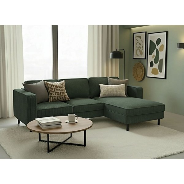 TRENDMANUFAKTUR Ecksofa Watkins Couch wahlweise mit Schlaffunktion und Bettkasten,auch in Cord, Recamiere beidseitig montierbar, OTTOs Choice, Breite 232 cm