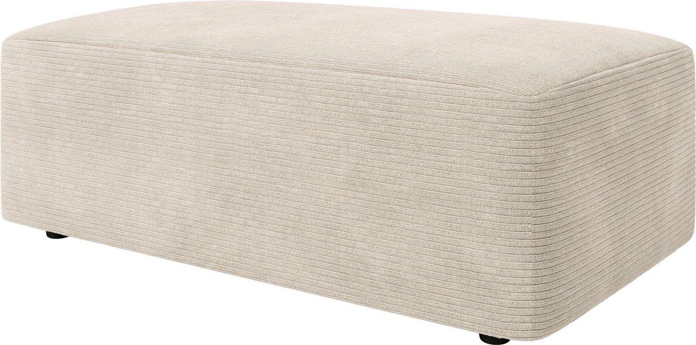 TRENDMANUFAKTUR Hocker Wien, in trendigem Cordstoff, großzüge Breite von 112 cm – Bild 2 von 5