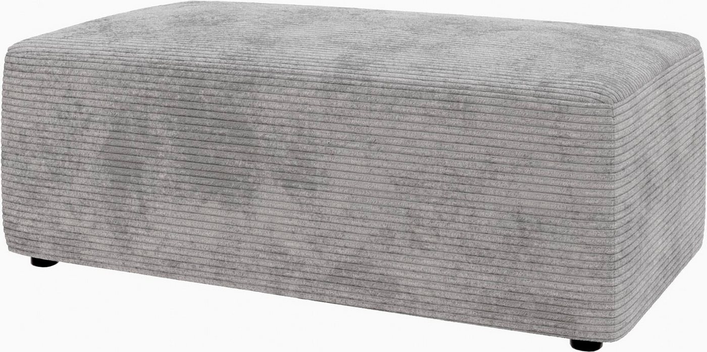 TRENDMANUFAKTUR Hocker Wien, in trendigem Cordstoff, großzüge Breite von 112 cm – Bild 2 von 5