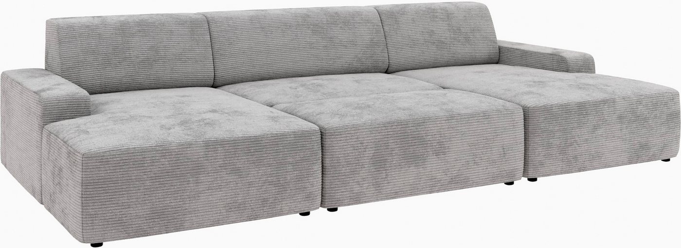 TRENDMANUFAKTUR Hocker Wien, in trendigem Cordstoff, großzüge Breite von 112 cm – Bild 4 von 5