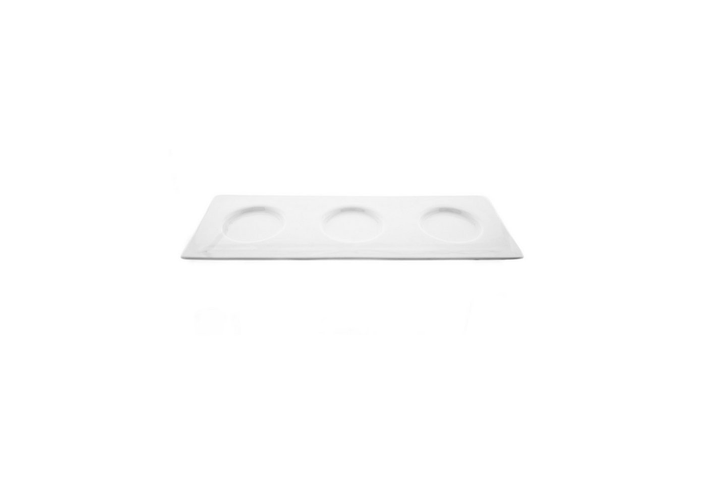 Trendmax Schale Elegantes Dipschalen-Set – 3 Schalen mit Servierplatte aus Porzellan, (4-tlg) – Bild 3 von 4