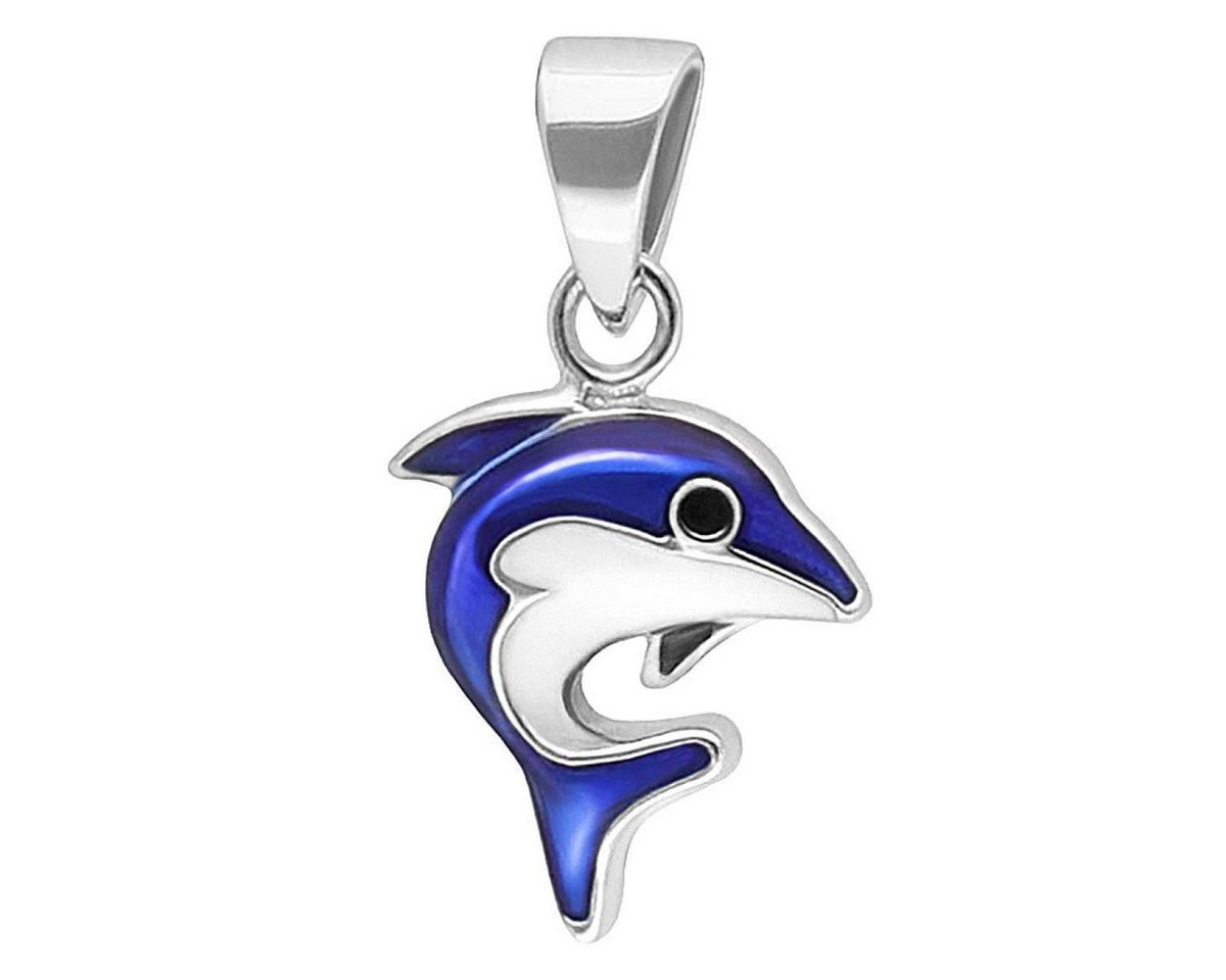 trendor Kette mit Anhänger 41678, Kinder Silber 925 Collier mit Delfin – Bild 2 von 5