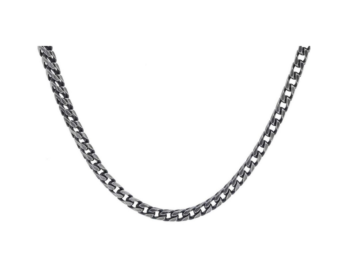 trendor Kette ohne Anhänger 68205, für Herren 925 Silber Oxydiert Fuchsschwanzkette 4,3 mm – Bild 2 von 5