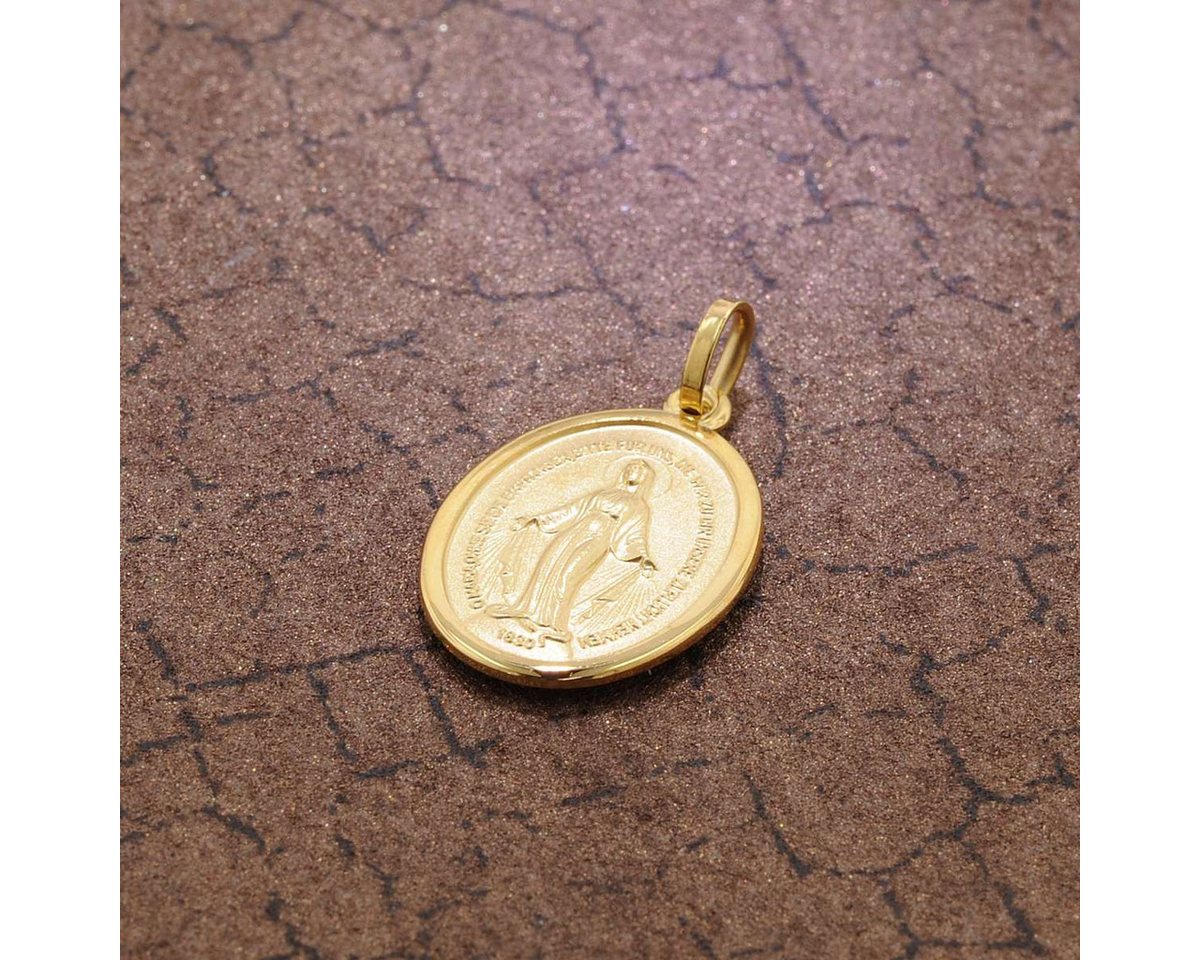 trendor Kettenanhänger 75311, Milagrosa Anhänger Gold 750 (18 Karat) 18 mm – Bild 4 von 5