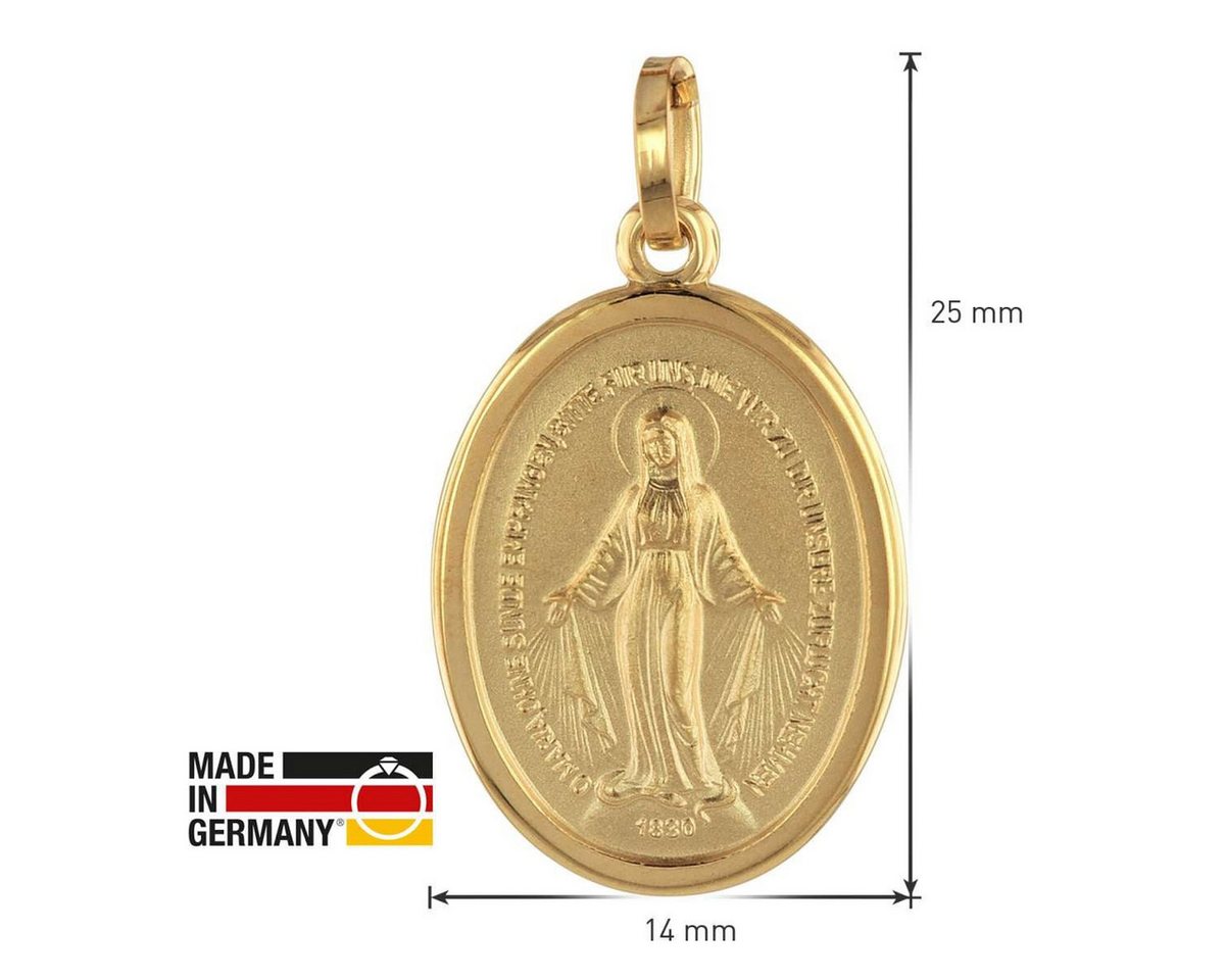 trendor Kettenanhänger 75311, Milagrosa Anhänger Gold 750 (18 Karat) 18 mm – Bild 5 von 5