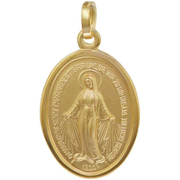 trendor Kettenanhänger 75312, Milagrosa Anhänger Gold 750 (18 Karat) 20 mm