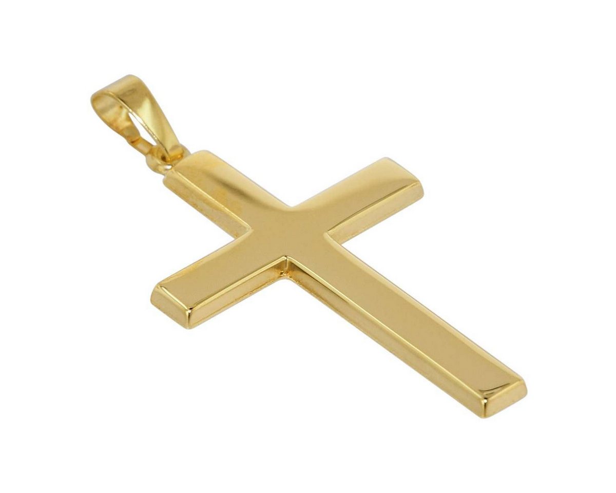 trendor Kreuzanhänger 75367, Kreuz-Anhänger 28 mm Gold 585 / 14 Karat – Bild 2 von 5