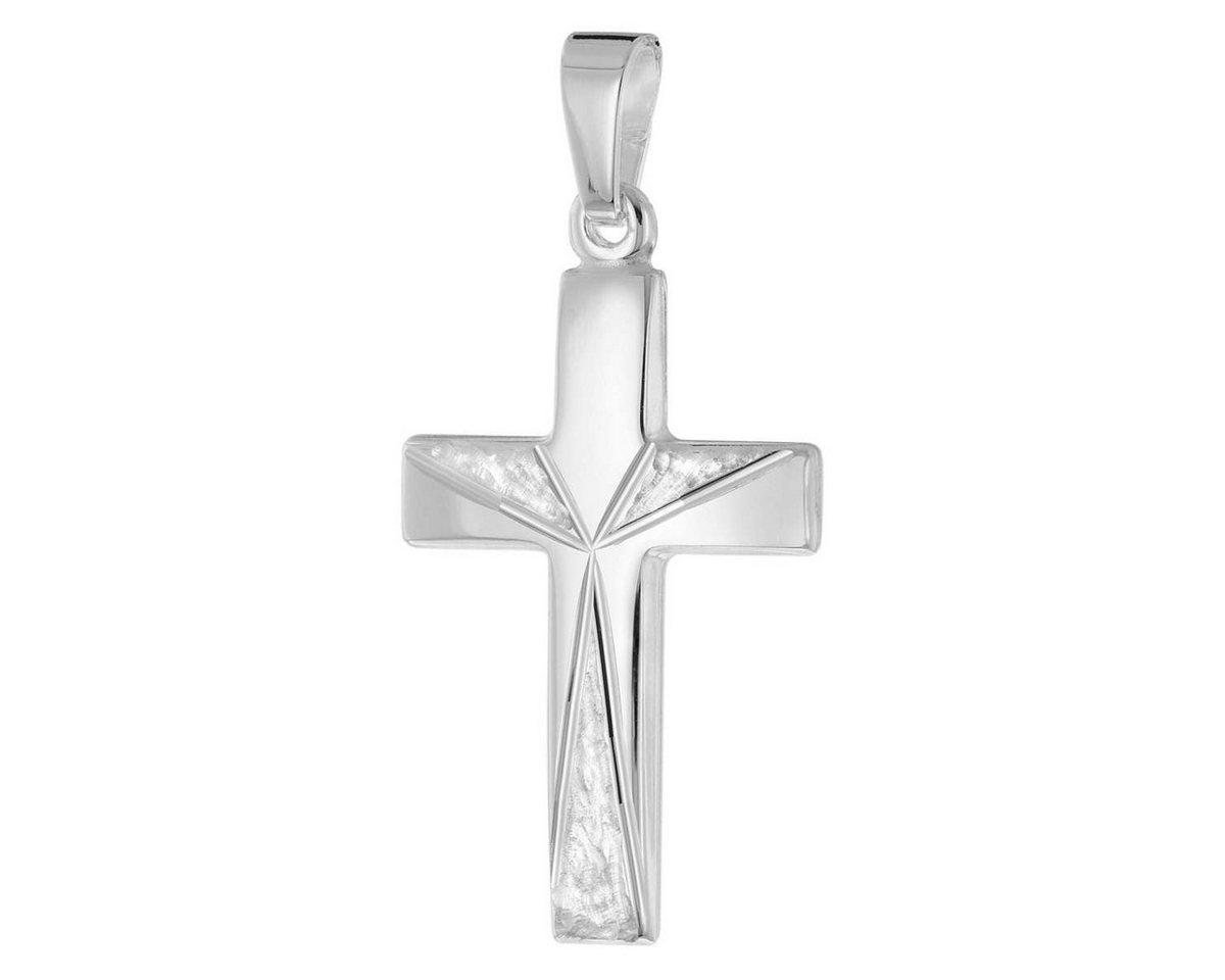 trendor Kreuzkette 21166, mit Kreuz-Anhänger 21 mm 925 Silber – Bild 2 von 5