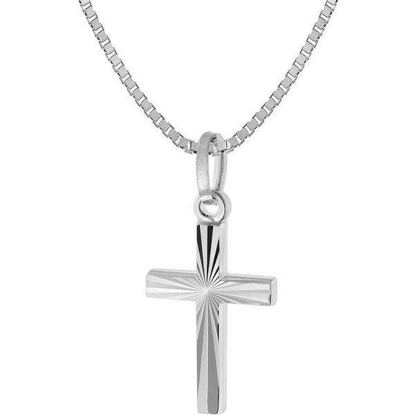 trendor Kreuzkette 51628, Kreuz und für Kinder 925 Silber