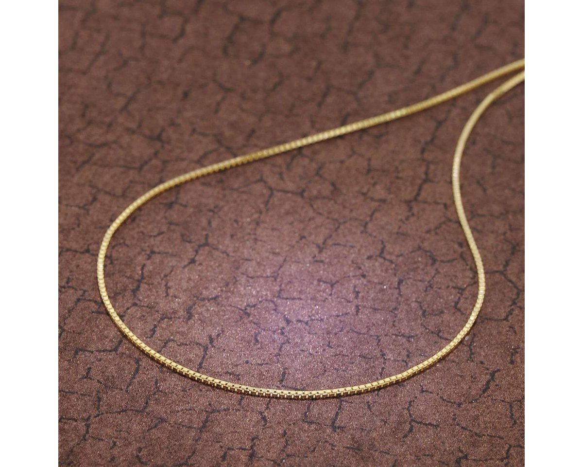 trendor Kreuzkette 75276, Kreuz-Anhänger Gold 585 (14 Kt) + Goldplattierte Kette – Bild 3 von 5