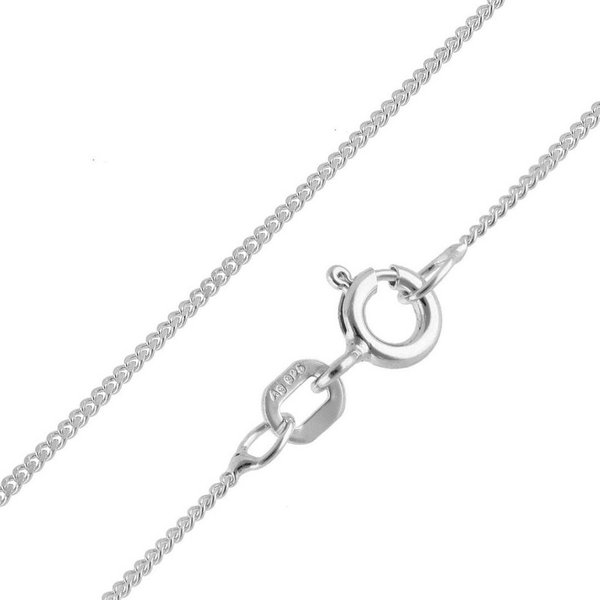 trendor Panzerkette 15675, Feine 925 Silber-Kette 1,1 mm