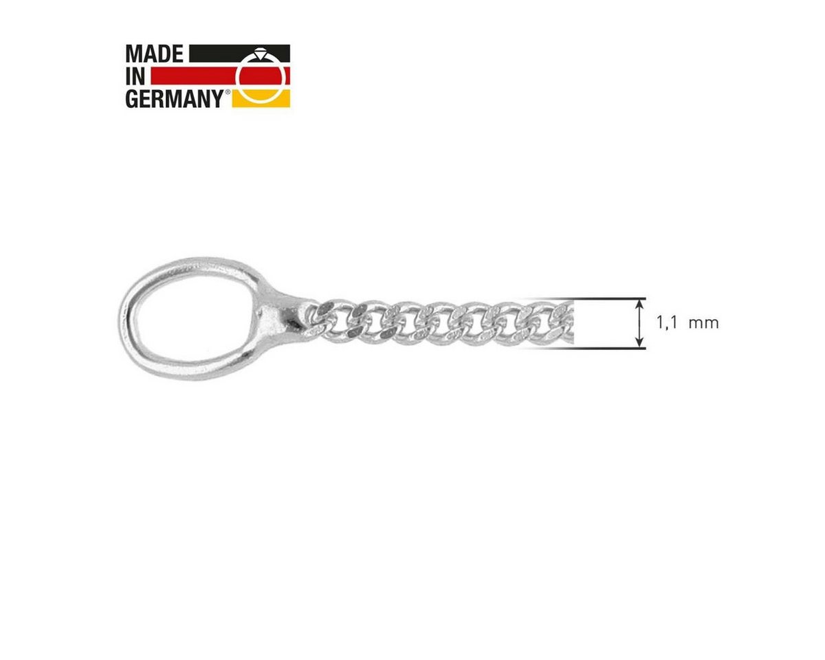trendor Panzerkette 15675, Feine 925 Silber-Kette 1,1 mm – Bild 5 von 5