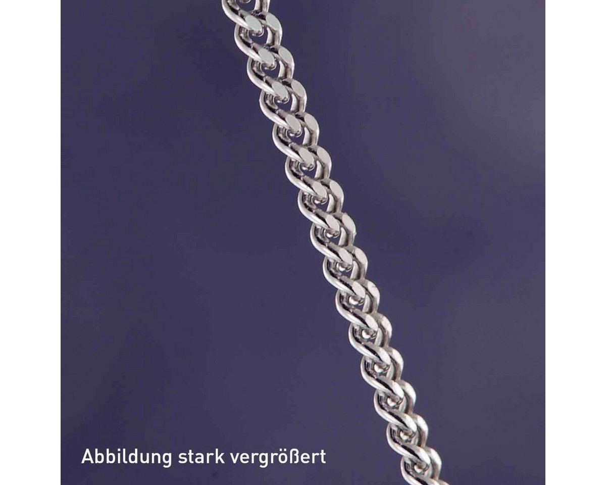 trendor Panzerkette 21082, Feine 925 Silber Rhodiniert 1,1 mm – Bild 2 von 4
