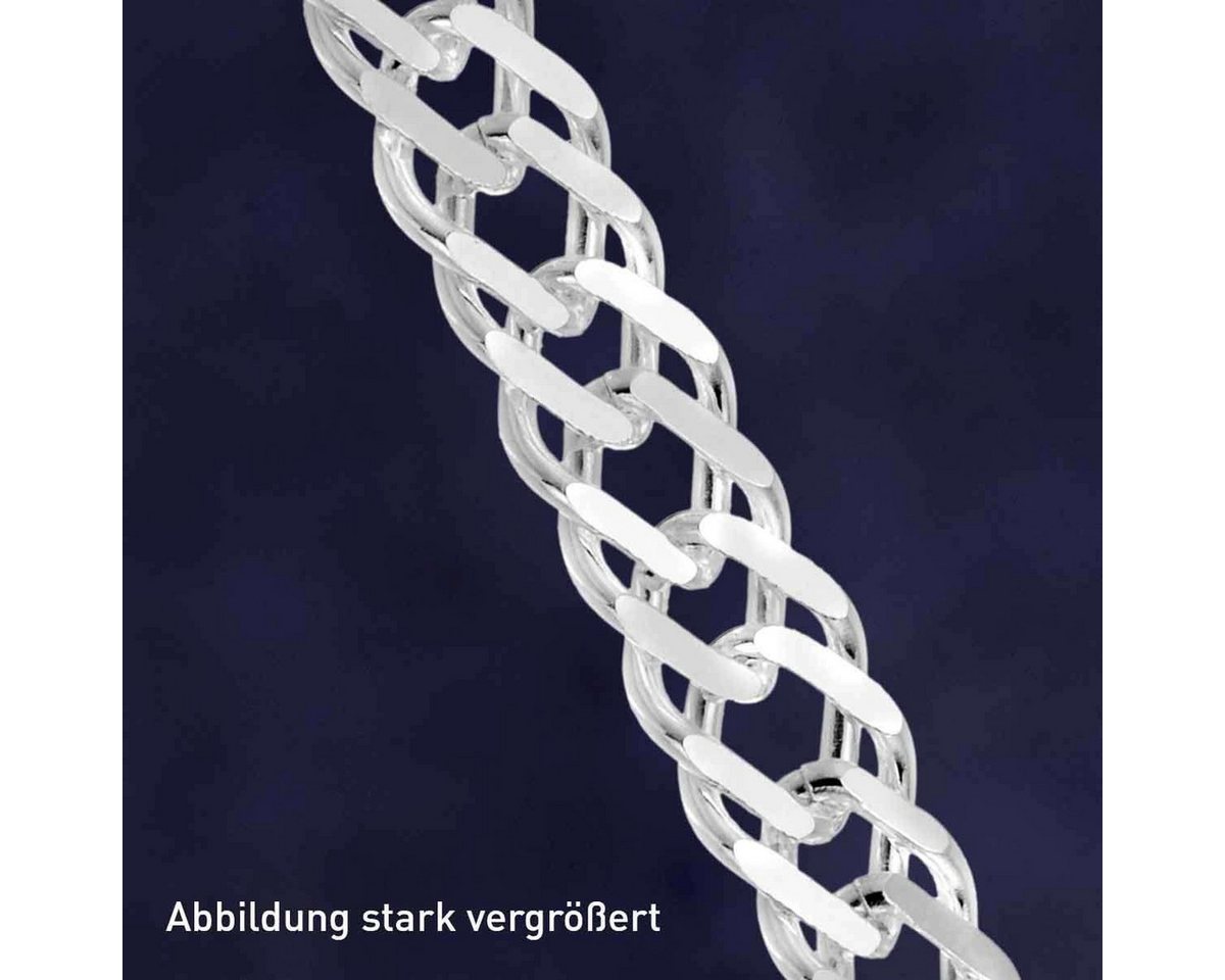 trendor Silberarmband 21040, für Damen und Herren 925 Silber Zwillingspanzer 3,9 mm – Bild 2 von 5