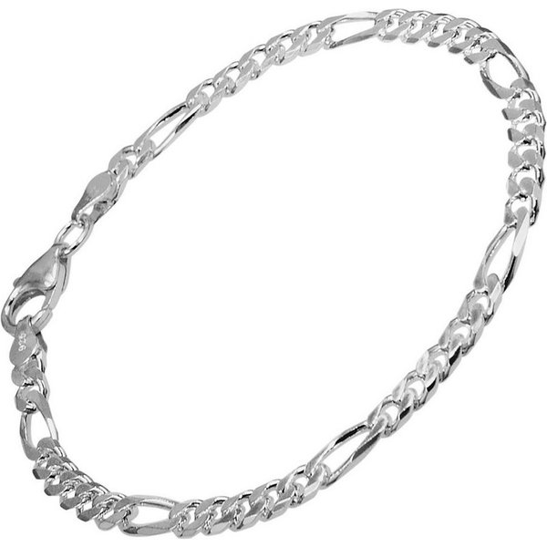 trendor Silberarmband 41994, Figaro Silber 925 Herren Breite 4,3 mm