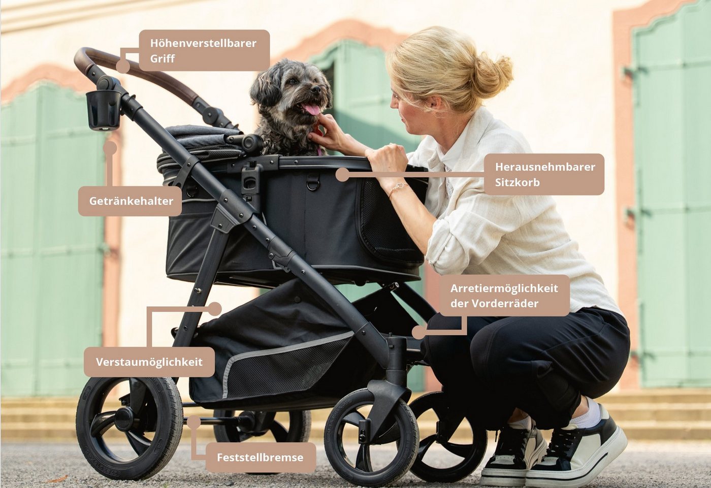 TrendPet Hundebuggy Walk, bis 22 Kg – Bild 2 von 5
