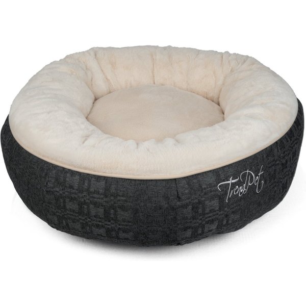 TrendPet Tierbett Hundebett "LunaBed" Beige, 100% Polyester, in 2 Größen erhältlich
