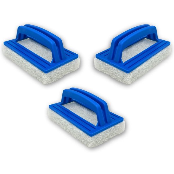 Trendpool Poolbürste Handschrubber de Luxe 3er SET