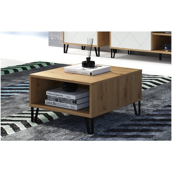 trendteam Couchtisch Universal, Wohnzimmertisch Loungetisch 60 x 37 x 60 cm