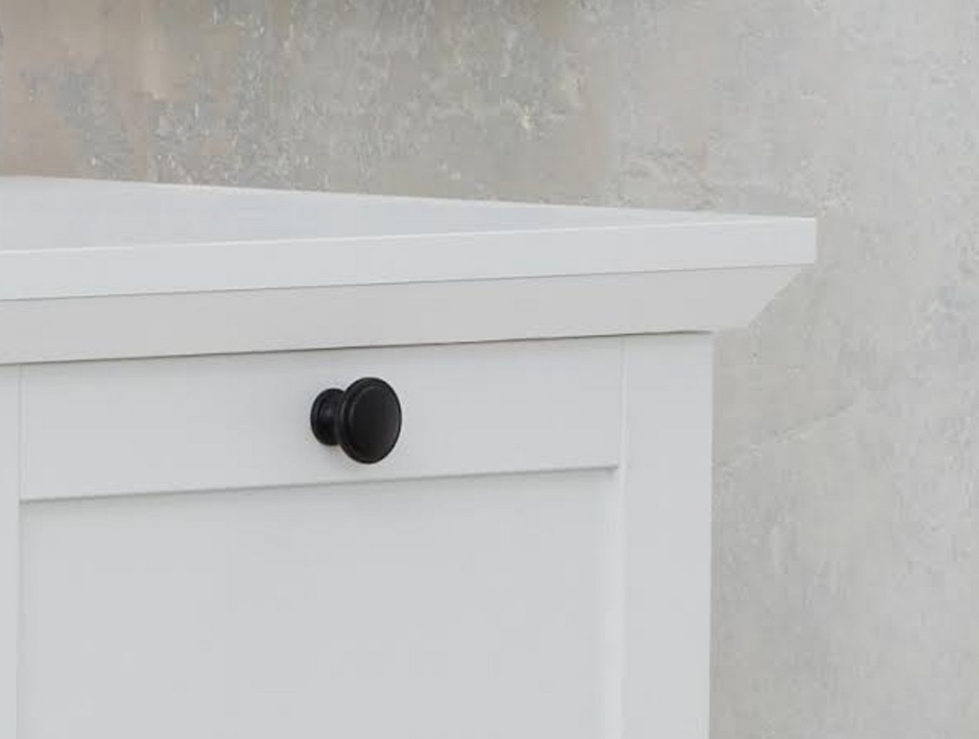 trendteam Kommode Baxter (Sideboard in Landhaus weiß, 119 x 88 cm), 4 Schubladen – Bild 3 von 5