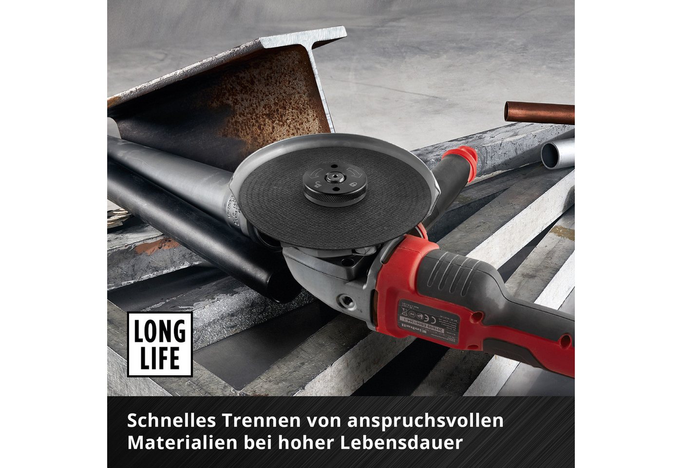 Einhell Trennscheiben Original Einhell Trennscheiben Metall, 10-tlg., Ø 115 mm in Dose (Schn, (711525-tlg), Original Einhell Trennscheiben Metall, 10-tlg., Ø 11 – Bild 5 von 5