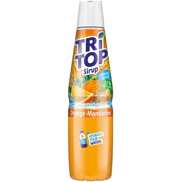 Tri Top Getränke-Sirup, Tri Top Orange Mandarine Getraenkesirup fruchtig aromatisch 600 ml
