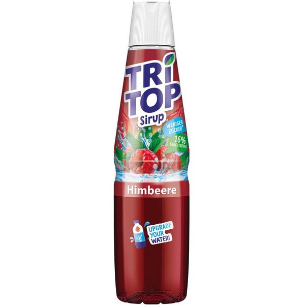 Tri Top Getränke-Sirup, Tri Top Himbeere Getraenkesirup fruchtig aromatisch lecker 600 ml
