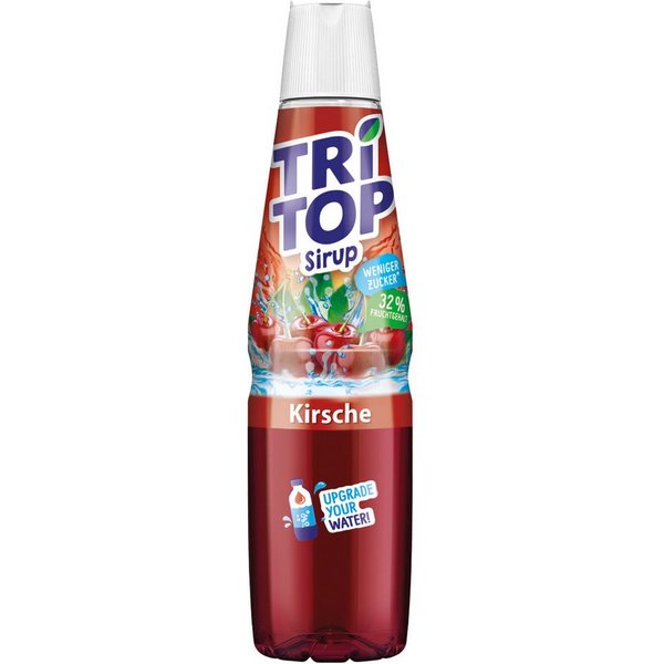 Tri Top Getränke-Sirup, Tri Top Kirsche Getraenkesirup fruchtig aromatisch lecker fein 600 ml