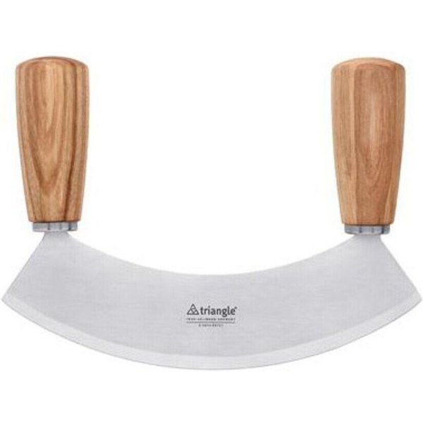 TRIANGLE Wiegemesser Wiegemesser einschneidig 18 cm Esche, Wiegemesser einschneidig, 18,00cm, Esche