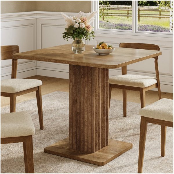 Tribesigns Esstisch 90 cm Esstisch, quadratischer Küchentisch, für Esszimmer, Wohnzimmer