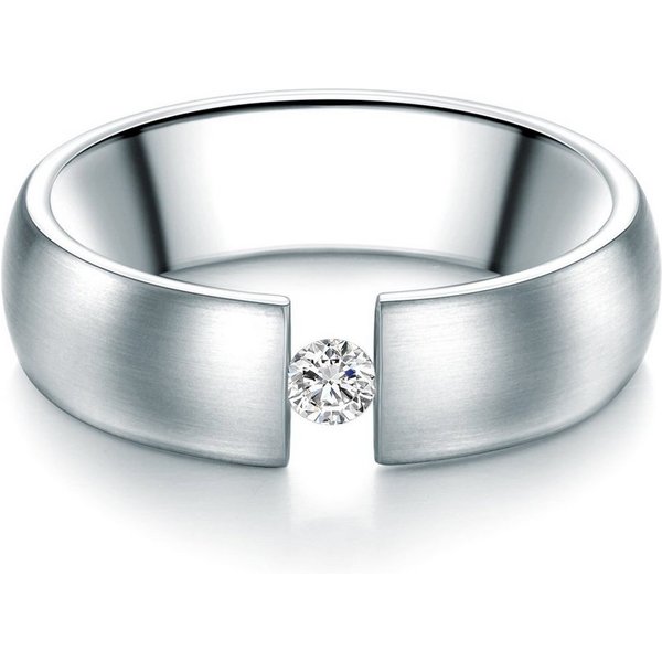 Trilani Fingerring silber, aus Edelstahl