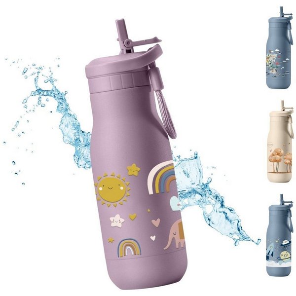 JENARD Trinkflasche JENARD Trinkflasche Kinder Edelstahl doppelwandig auslaufsicher, doppelwandig, auslaufsicher, BPA-frei, isolierend, robust