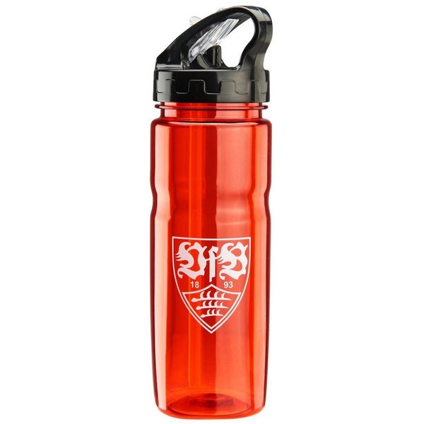 VfB Stuttgart Trinkflasche VfB Stuttgart Trinkflasche Kunststoff rot 0,5 Liter