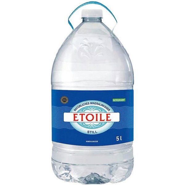 Trinkwasser ETOILE, stilles Mineralwasser, 5 Liter, pfandfrei
