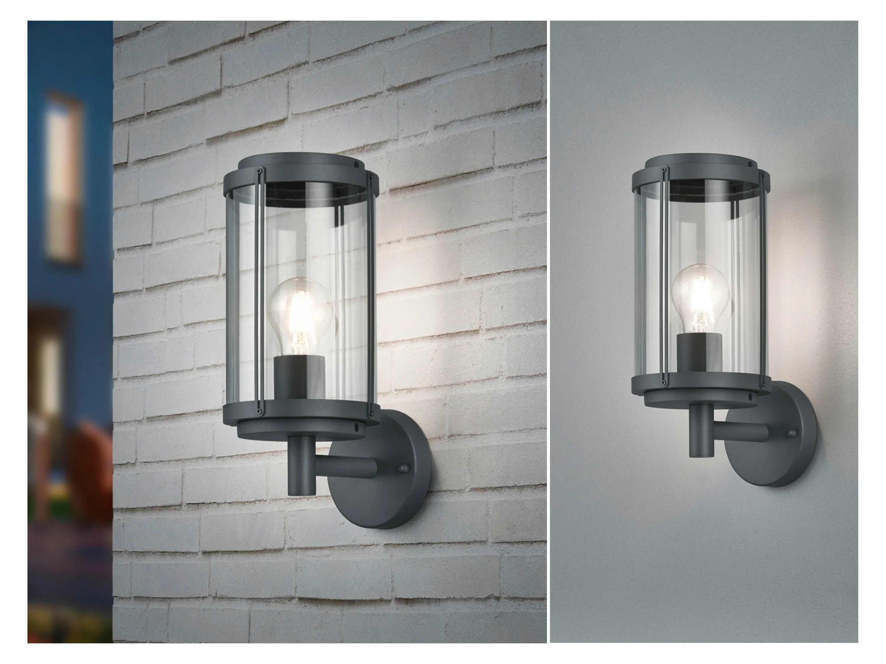 TRIO Außenwandleuchte Tanaro IP 44 (Anthrazit, 32,5 cm) – Bild 2 von 4