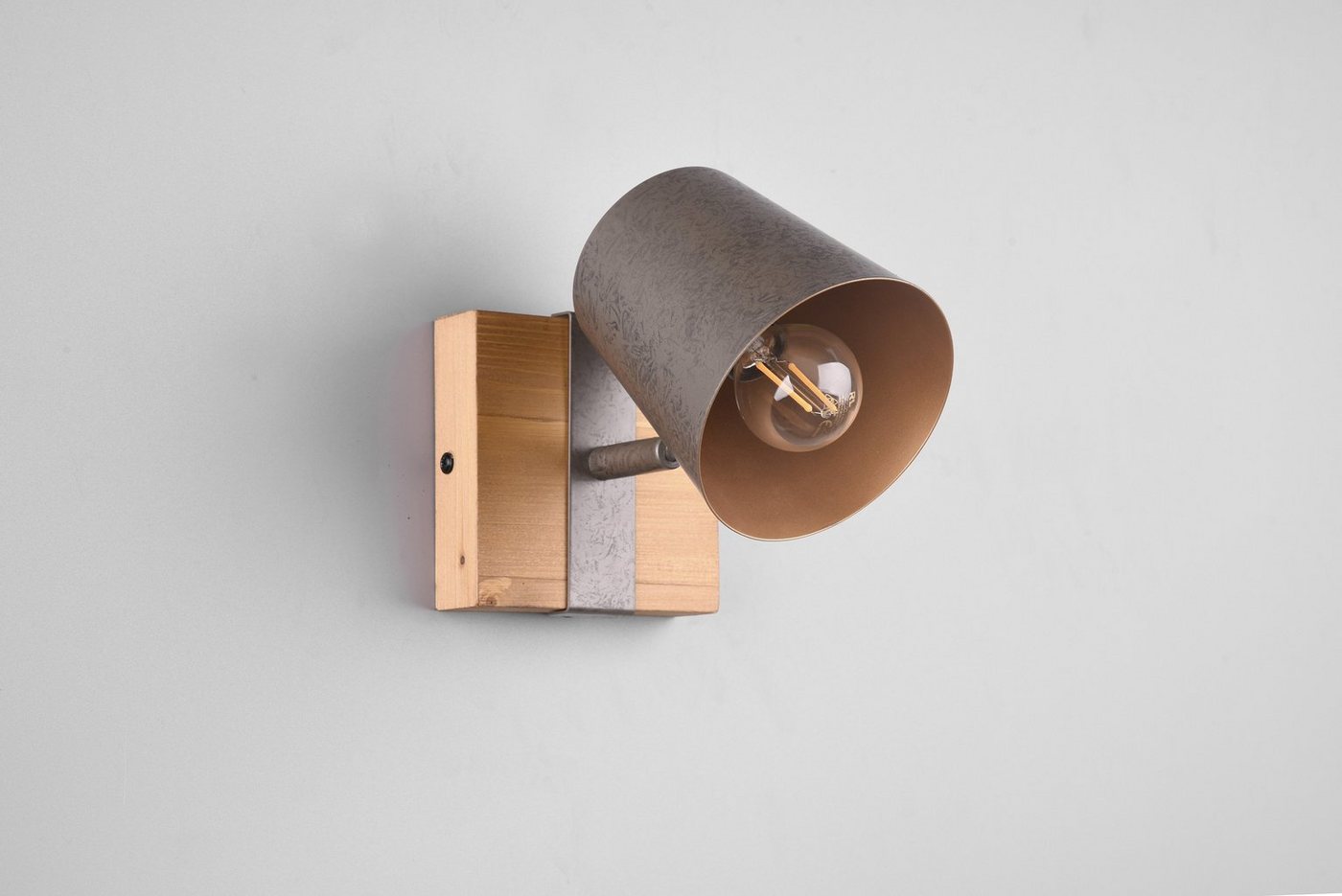 TRIO Leuchten Deckenstrahler Bell, ohne Leuchtmittel, Leuchtmittel wechselbar, Warmweiß, Spot 1-flammig zur Wand- und Deckenmontage / Leuchtmittel frei wählbar – Bild 2 von 5